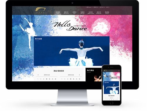 上海网站建设 上海国际舞蹈中心网站建设 售票网站开发 迈若网络案例